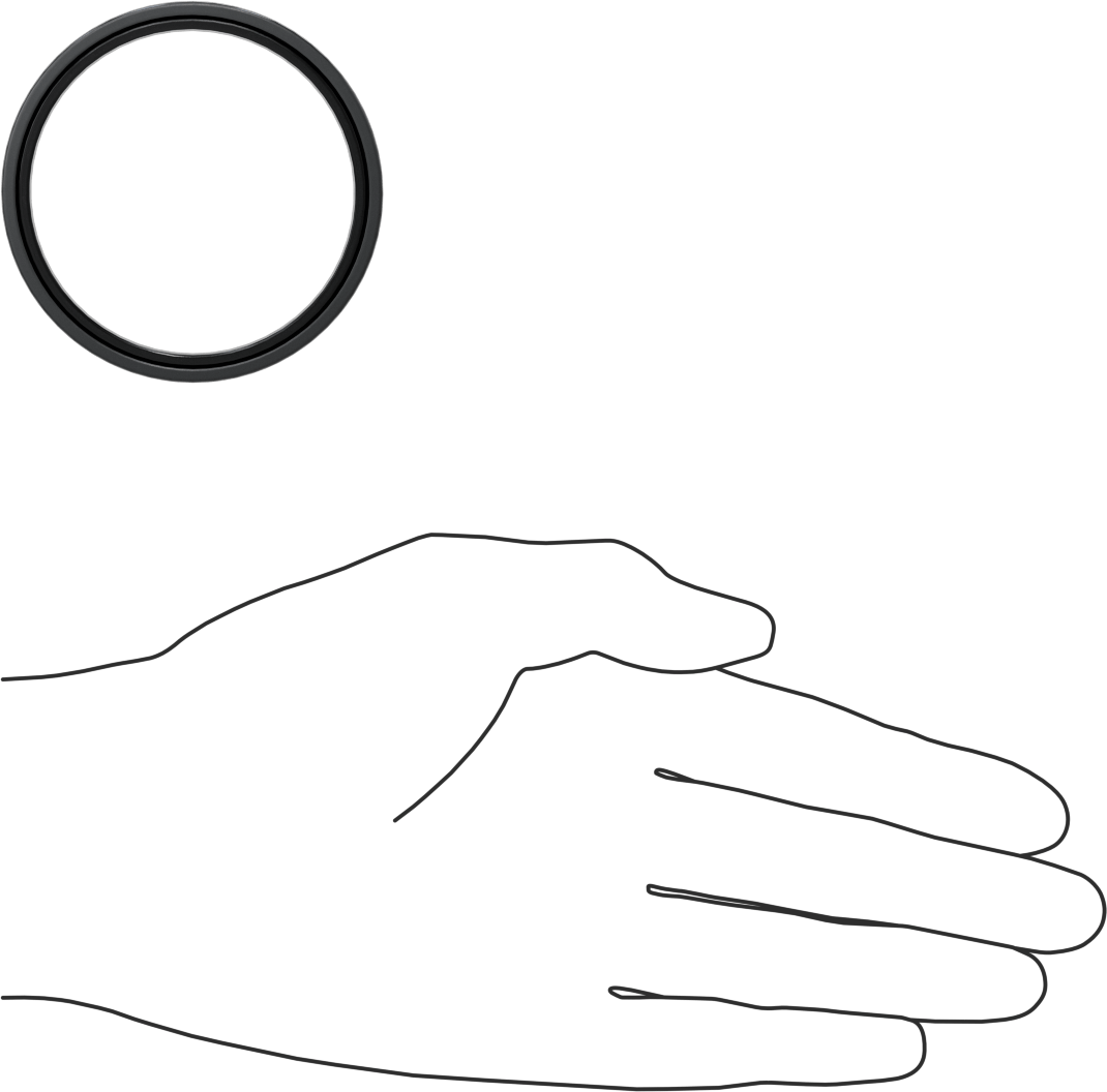 O-Ring Yivleri için Piston Contası, 2-1/2" Delik Çapı için