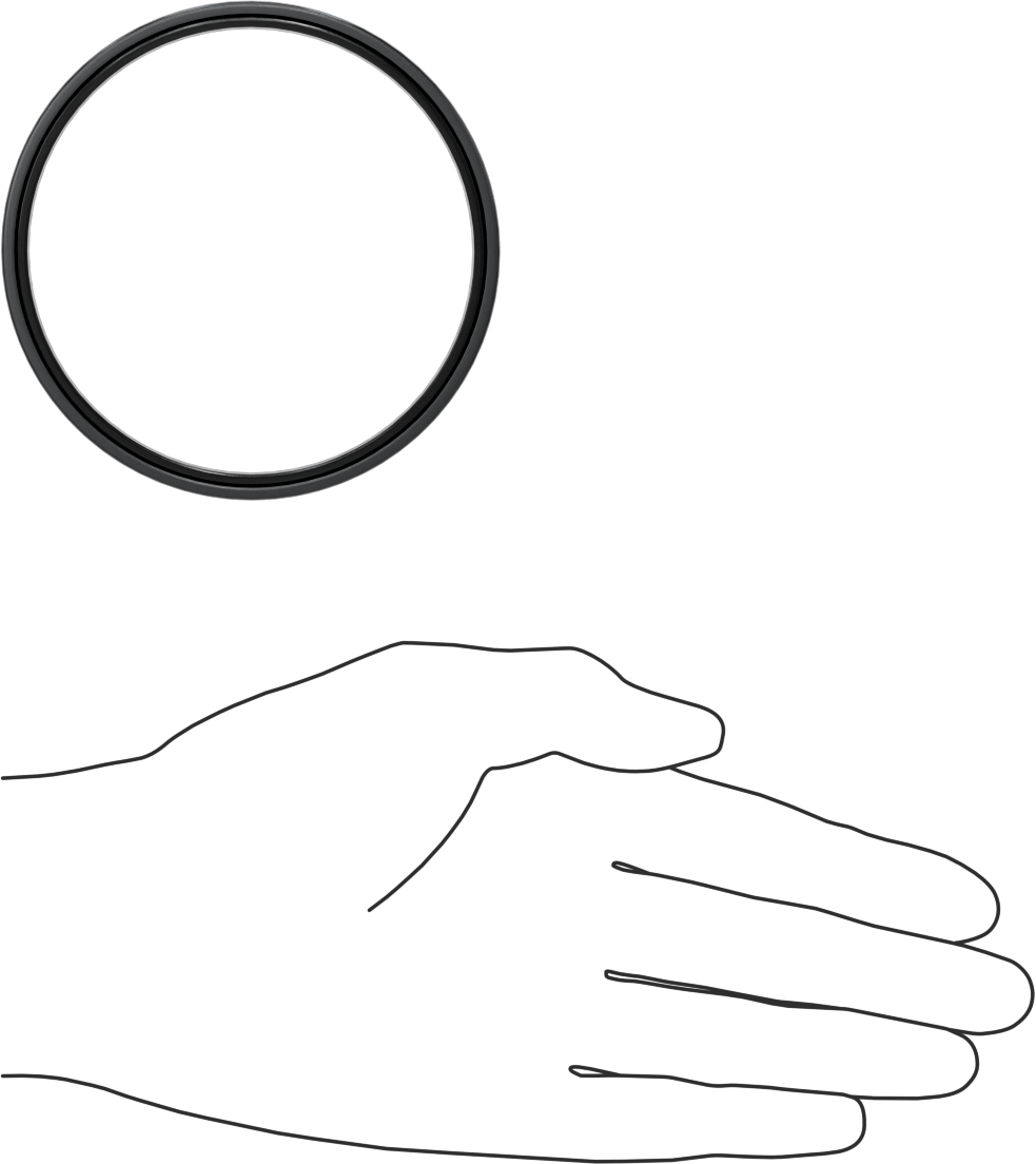O-Ring Yivleri için Piston Contası, 3-1/2" Delik Çapı için