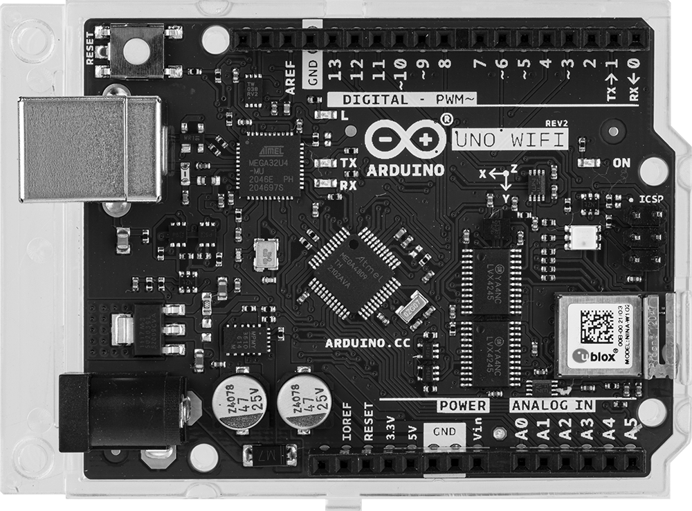 Geliştirme Kartı, Pin Başlıklı, 5V DC, Arduino Uno Wi-Fi Rev2