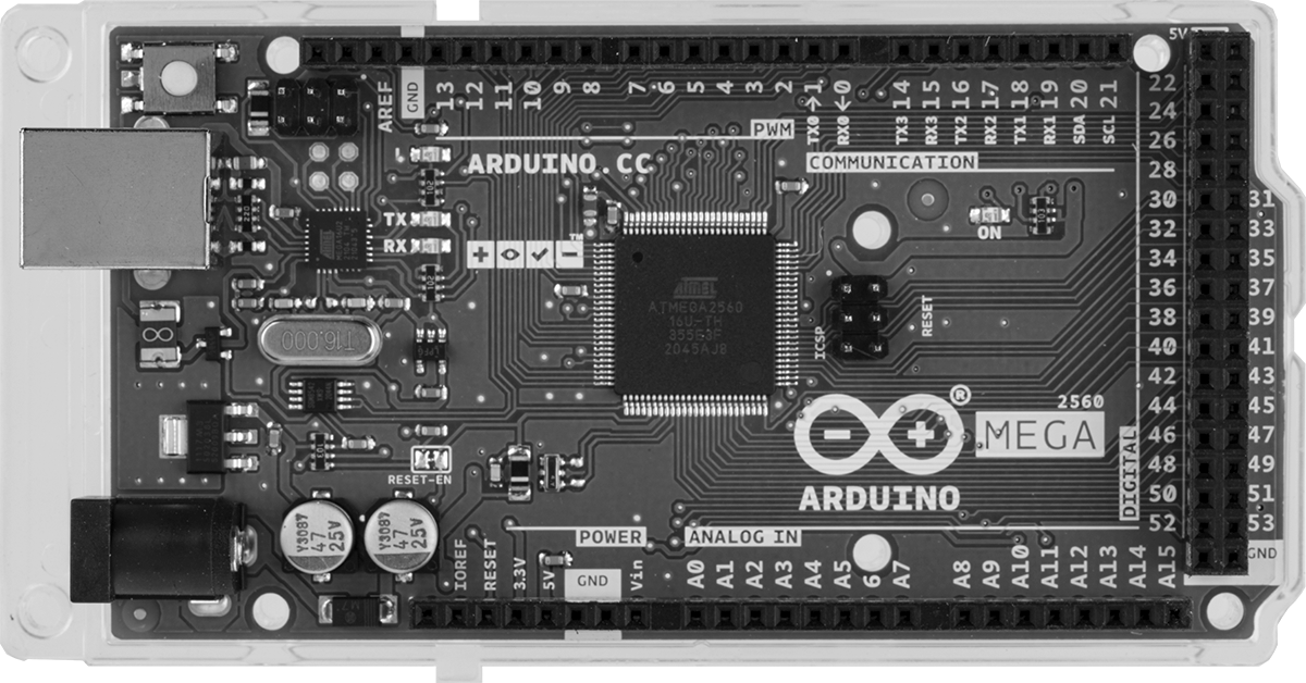 Geliştirme Kartı, Pin Başlıklı, 5V DC, Arduino Mega 2560 Rev3