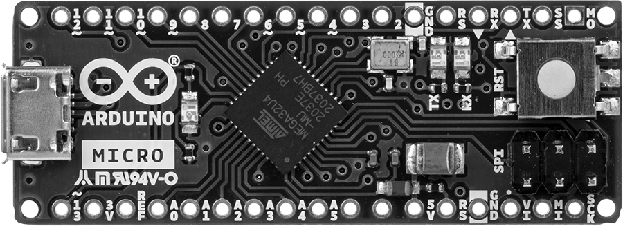 Geliştirme Kartı, Pin Başlıksız, 5V DC, Arduino Micro