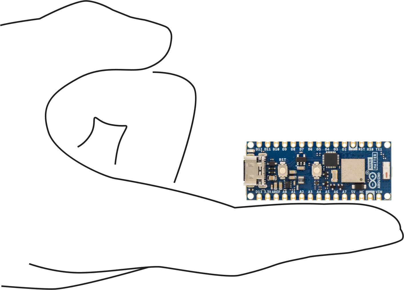 Arduino Nano Matter Geliştirme Kartı