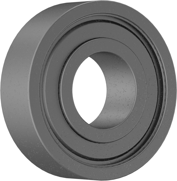Elektrik Yalıtımlı Bilyalı Rulman, Ekranlı, Ticaret No. 6204-2Z, 20 mm Mil Çapı için