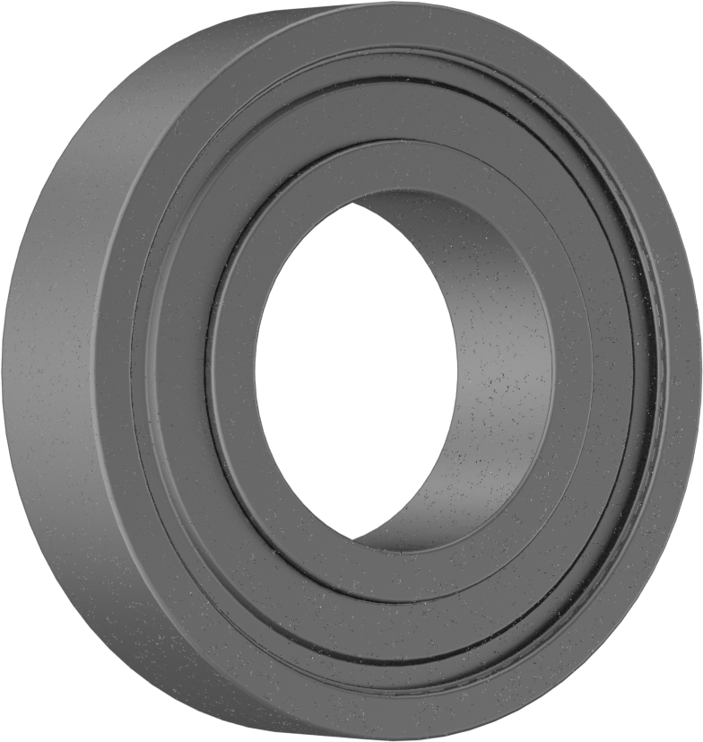Elektrik Yalıtımlı Bilyalı Rulman, Ekranlı, Ticaret No. 6207-2Z, 35 mm Mil Çapı için