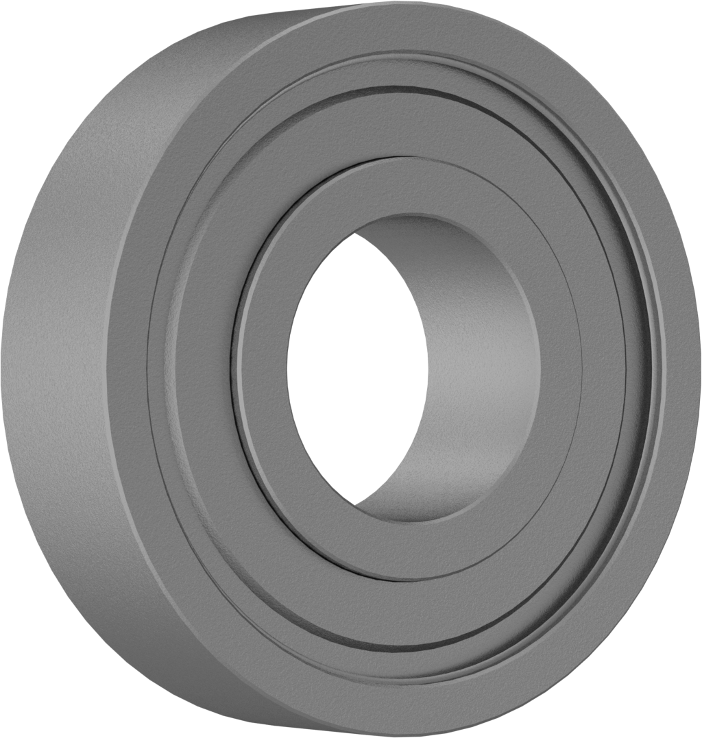 Elektrik Yalıtımlı Bilyalı Rulman, Ekranlı, Ticaret No. 6306-2Z, 30 mm Mil Çapı için