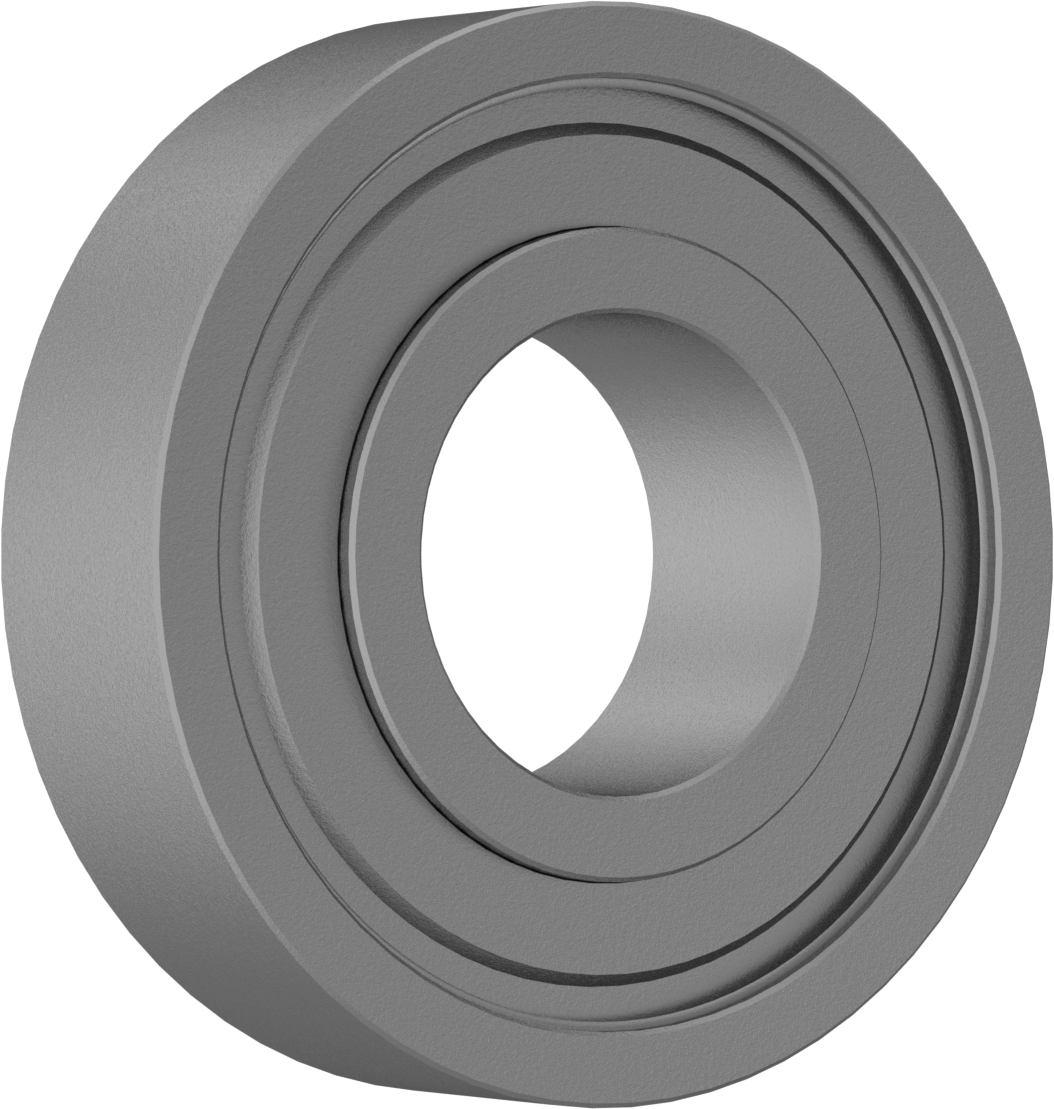 Elektrik Yalıtımlı Bilyalı Rulman, Ekranlı, Ticaret No. 6307-2Z, 35 mm Mil Çapı için