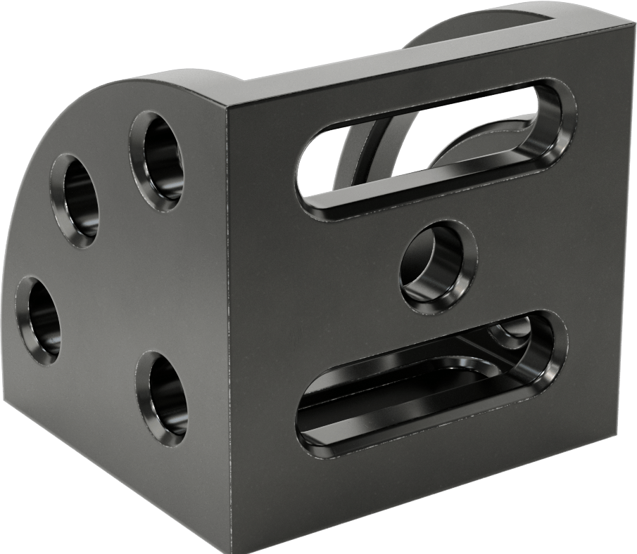 Sabitleme Köşebenti, 3-3/4“ Uzunluk x 4” Genişlik x 3-3/4" Yükseklik