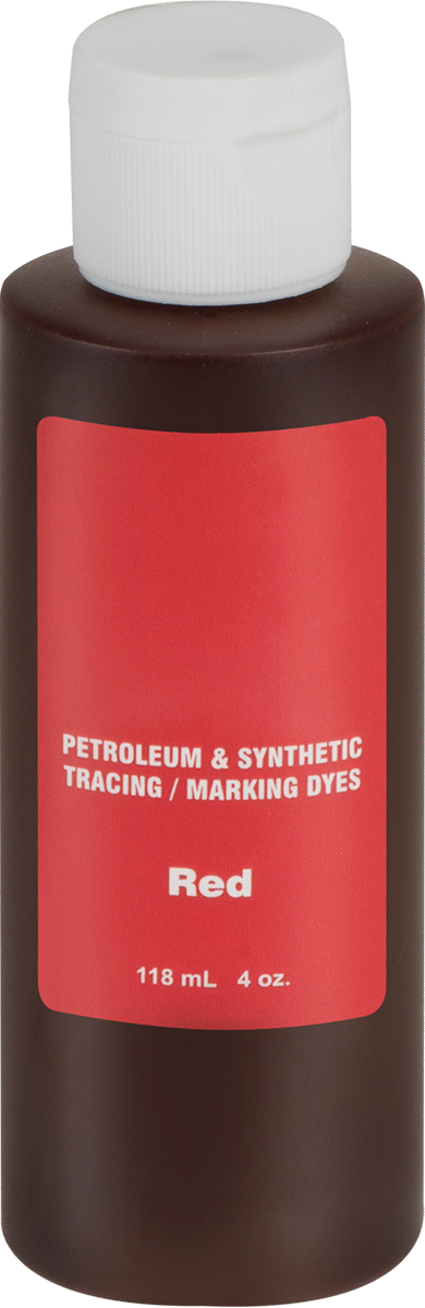 Sızıntı Tespit Boyası, Hidrolik Sistemler için, Kırmızı, 4 FL. oz. Şişe