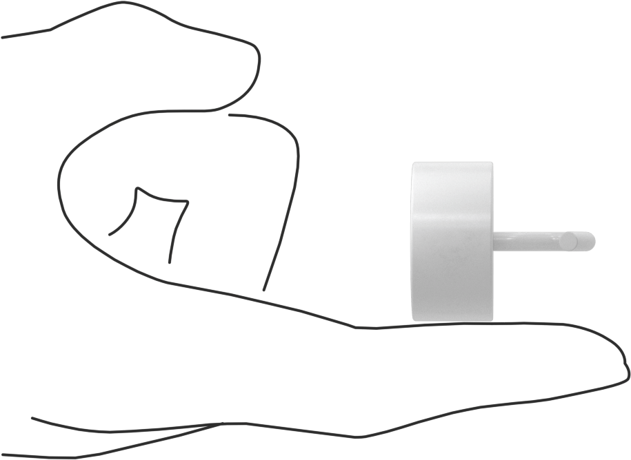 Mıknatıslı Kanca, 1-1/4“ Genişlik x 1-1/4” Yükseklik x 1-3/8" Derinlik