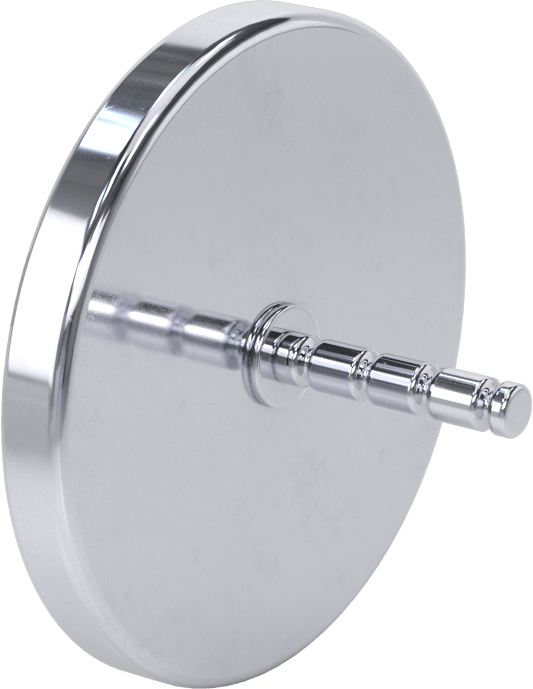 Manyetik Arka Kanca, 4-7/8“ Genişlik x 4-7/8” Yükseklik