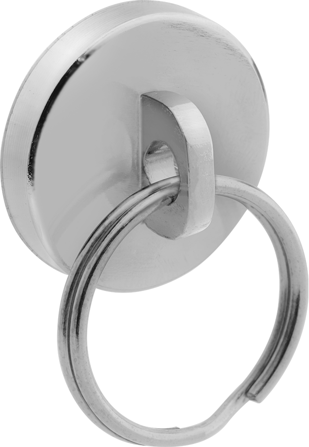 Manyetik Arka Asma Tutucu, 7/8" Parça Çapı için, 1-1/8“ Genişlik x 1-1/2” Yükseklik