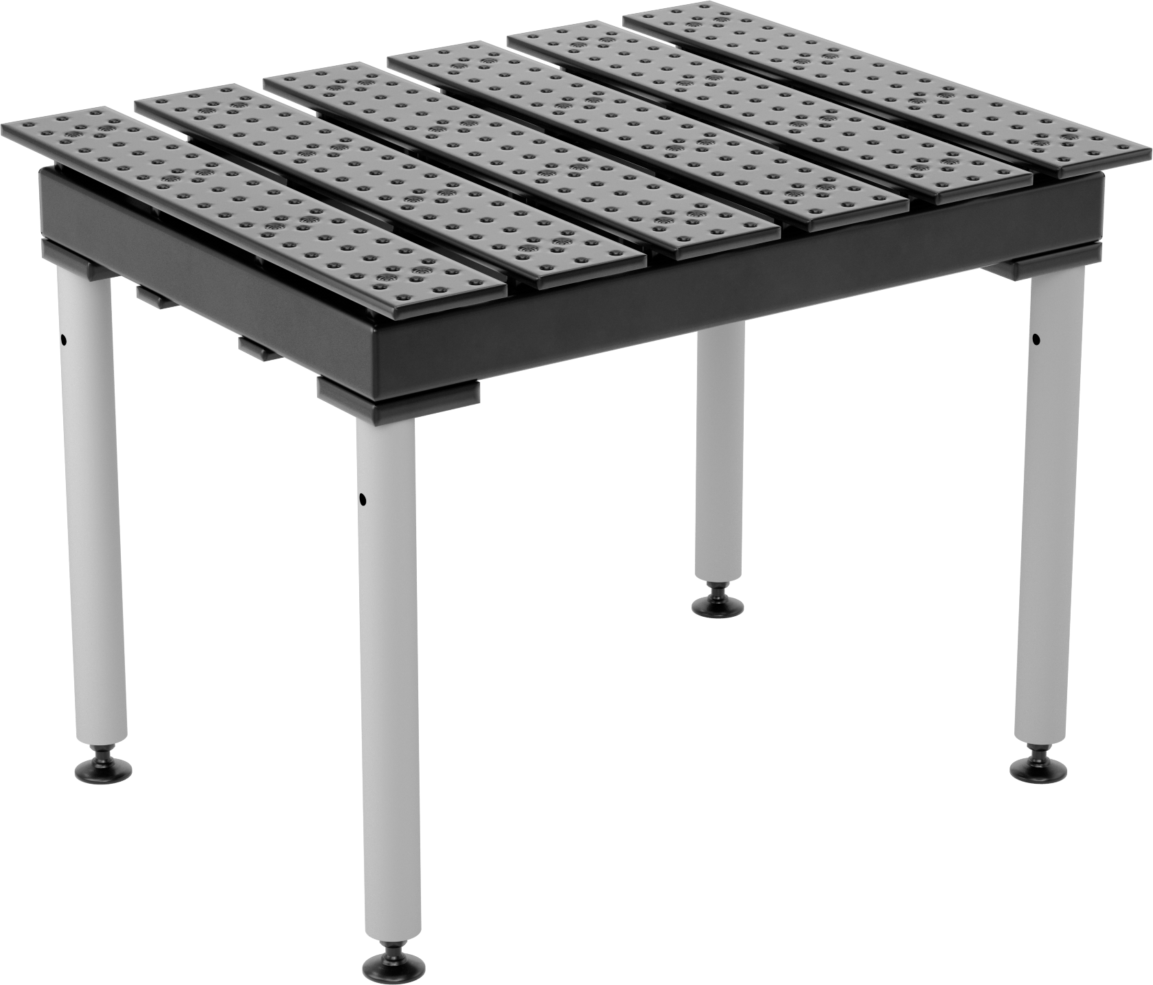Kaynak için Sabitleme Masası, Yarık, 46“ Uzunluk x 38” Genişlik x 36" Toplam Yükseklik