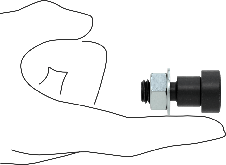 Omuz Vidası, 5/8“ Çap x 1/2” Uzunluk Omuz