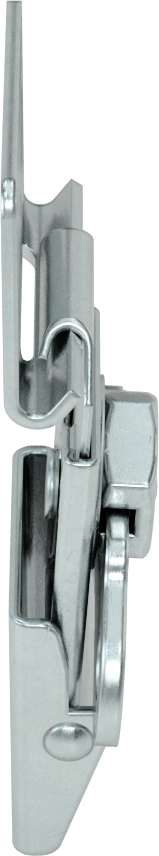 Döndürerek Açılan Çekme Mandalı, Çinko Kaplı Çelik, 3/8" Kilitleme Mesafesi, 4-3/4" Uzunluk