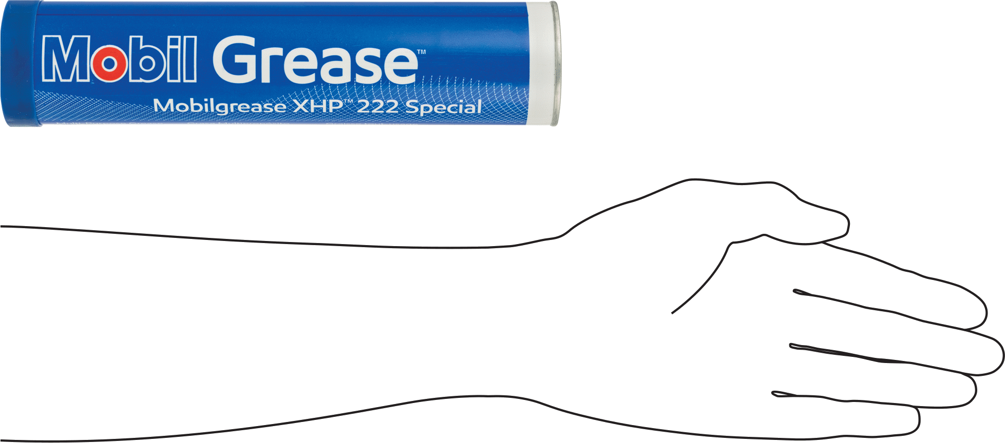 Lityum Kalınlaştırıcılı Mobil Gres, XHP 222 Özel, Yüksek Basınç, 13,7 FL. oz Kartuş