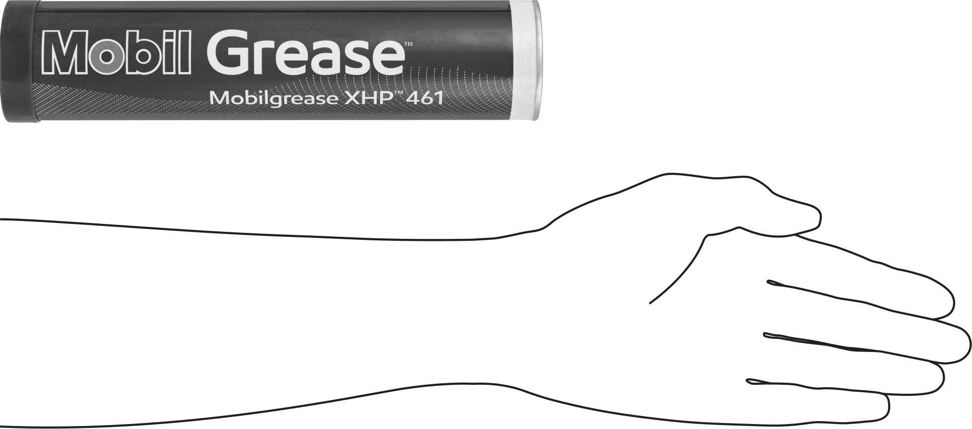 Lityum Kalınlaştırıcılı Mobil Gres, Mobil XHP 461, Yüksek Basınç, 13,7 FL. oz. Kartuş