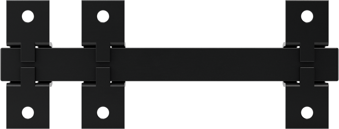 Kayan Cıvata Mandalı, Boyalı Çelik, 3“ Yüksek x 8” Geniş