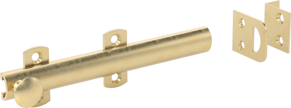 Kayan Cıvata Mandalı, Pirinç, 6“ Genişlik x 1-9/16” Yükseklik