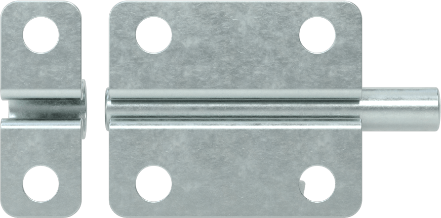 Kaldır-Bırak Namlu Kayar Cıvata Mandalı, Çinko Kaplı Çelik, 1-3/4“ Genişlik x 1-1/2” Yükseklik
