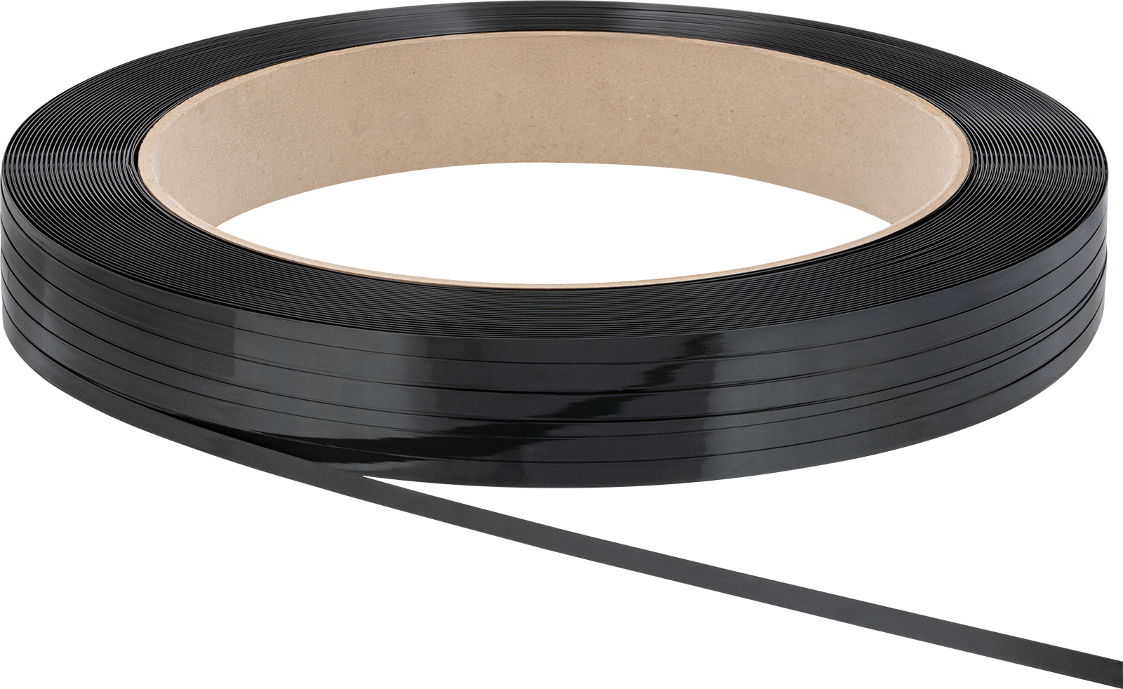 Pürüzsüz Polyester Plastik Çember, Standart Bobin, 1/2“ Genişlik x 0,020” Kalınlık x 7200 Fit Uzunluk