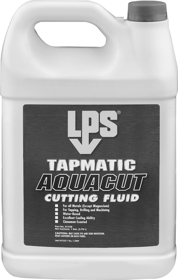 Frezeleme, Delme, ve Tornalama LPS Soğutma Sıvısı, Neredeyse Kuru İşleme için, Tapmatic Aquacut, 1 Galon