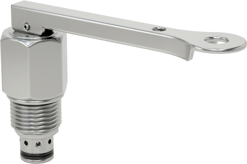 Kolu ile Çalıştırılan Açma/Kapama Hidrolik Valfi, Vidalı, Deltrol Model Dtv2-080-N, 3/4"-16 Diş