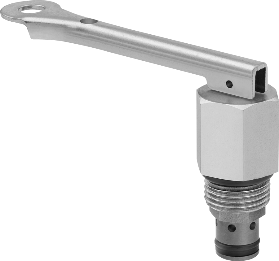 Kolu ile Çalıştırılan Açma/Kapama Hidrolik Valfi, Vidalı, Deltrol Model Dtv-080-N, 3/4"-16 Diş