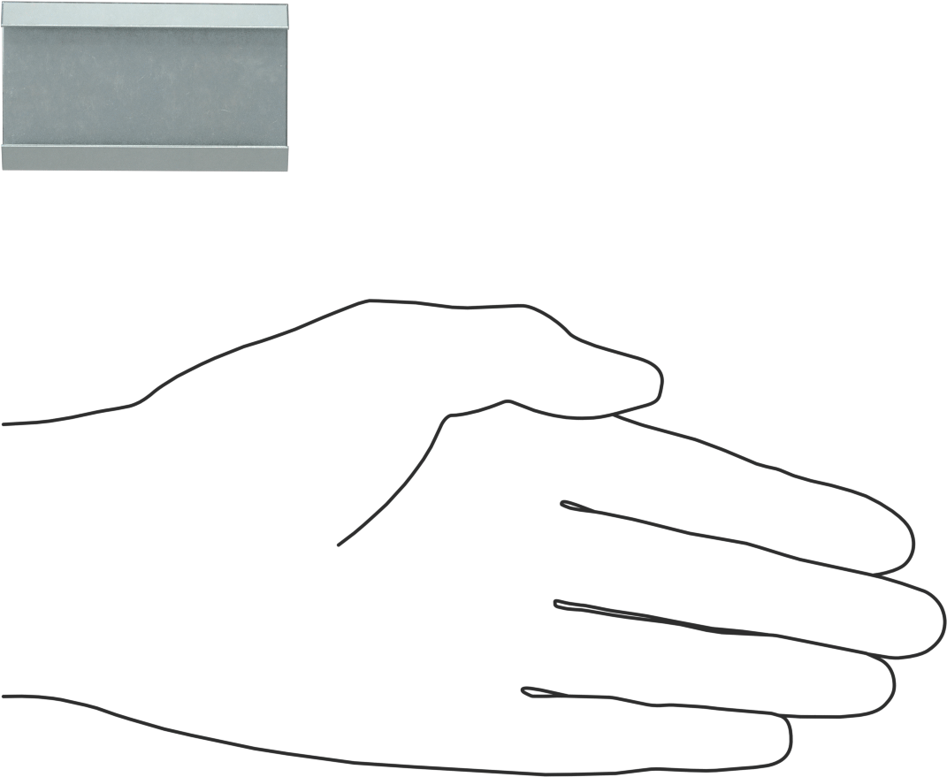 Metal Çemberleme için Çinko Kaplama Çelik Contalar, Açık, 1-1/4" Genişlikte Çemberleme için, 2-3/16" Uzunluk