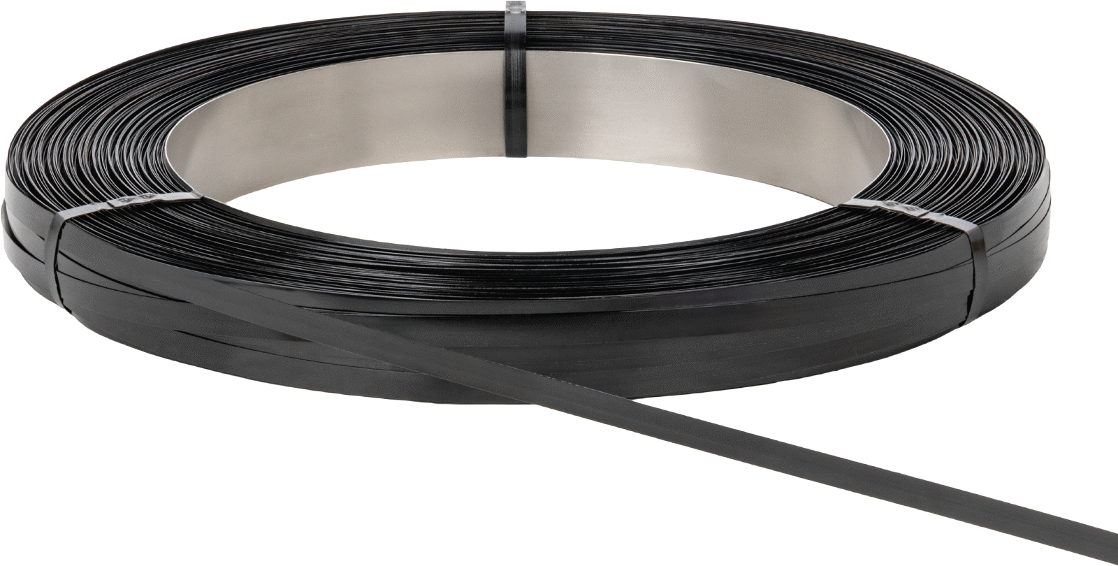 Boyalı Yüksek Karbonlu Çelik Metal Çember, Standart Bobin, 1/2“ Genişlik x 0,020” Kalınlık, 3085 Fit Uzunluk