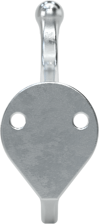 Asma Kancası, 1-1/4“ Genişlik x 3-1/4” Yükseklik x 3" Derinlik