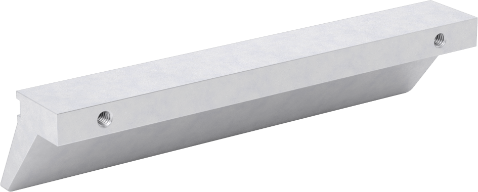 Cilalı Alüminyum Kenar Çekme, 5" Genişlik, 1-1/8" Yüksek Dudak