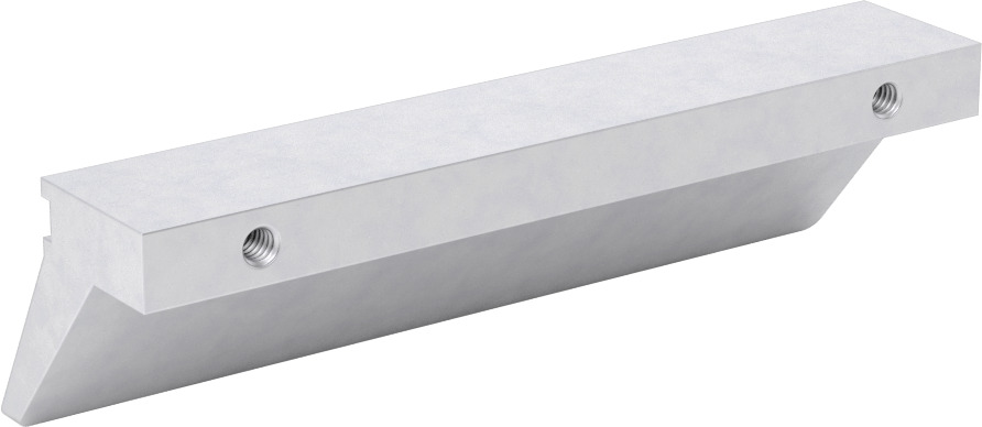 Cilalı Alüminyum Kenar Çekme, 4" Genişlik, 1-1/8" Yüksek Dudak