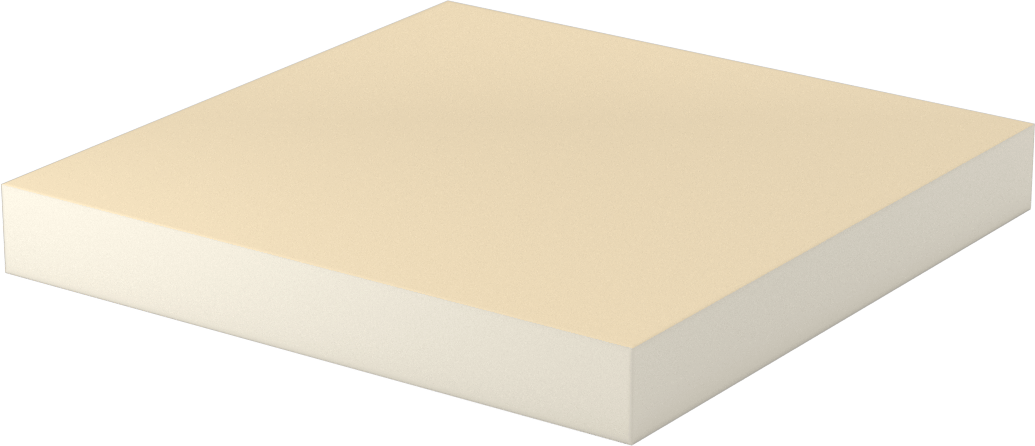 Yüksek Mukavemetli Naylon Levha, 6" x 6" x 3/4"