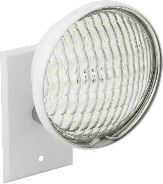 1 Steel Add-on Head with 400 Lumens for Emergency Backup Light