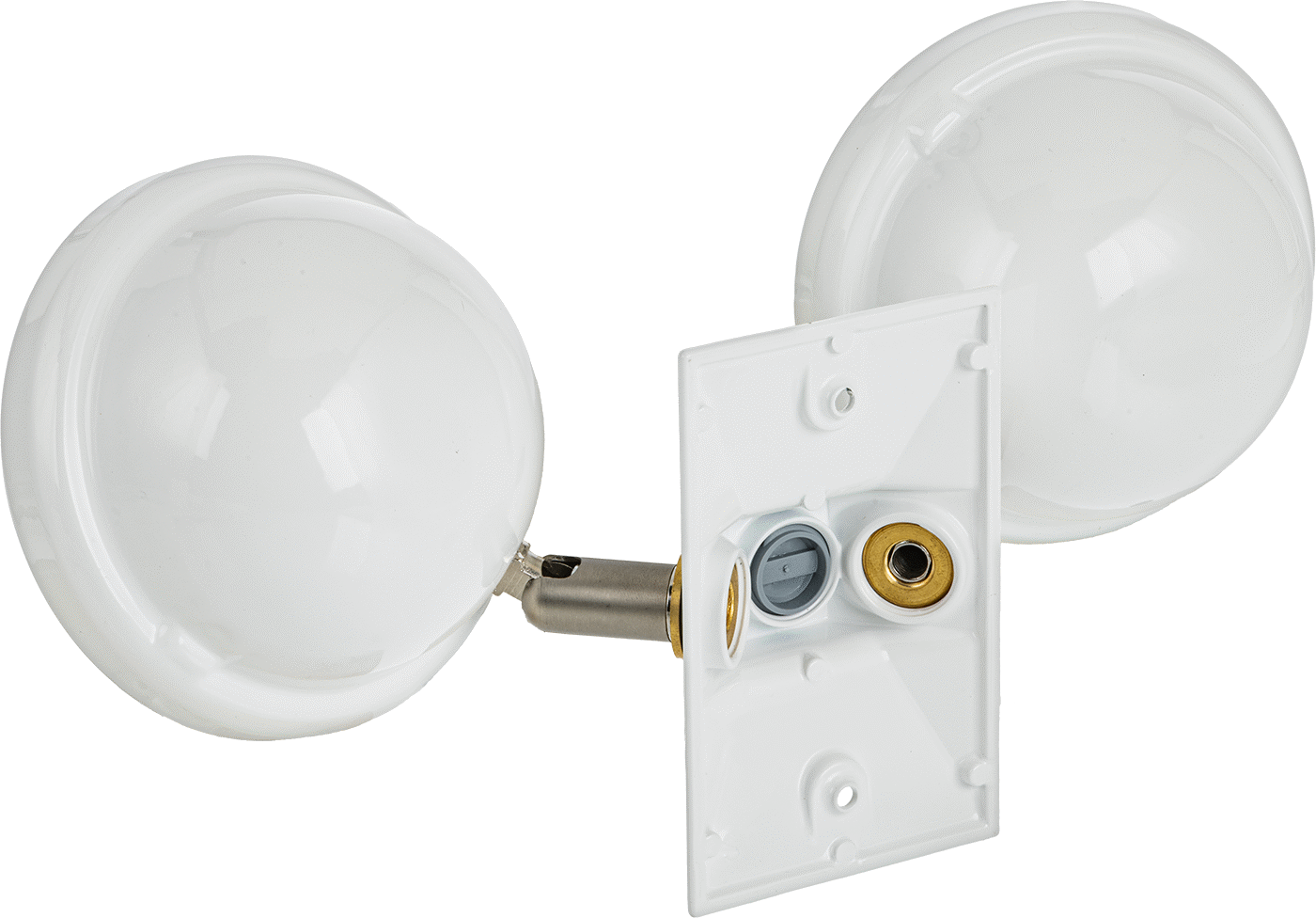 2 Steel Add-on Heads with 800 Lumens for Emergency Backup Light