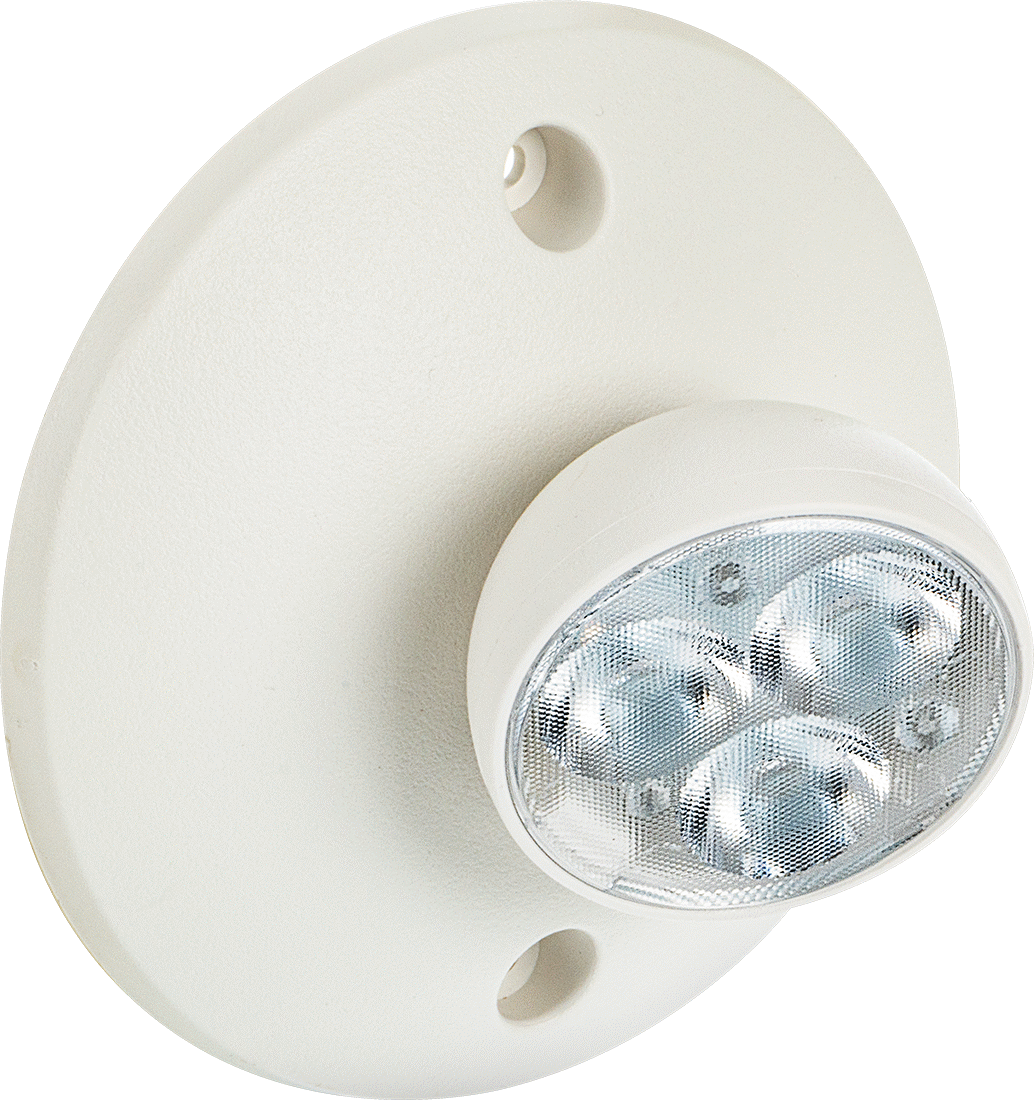 1 Plastic 1.7W Add-on Head with 150 Lumens for Emergency Backup Light