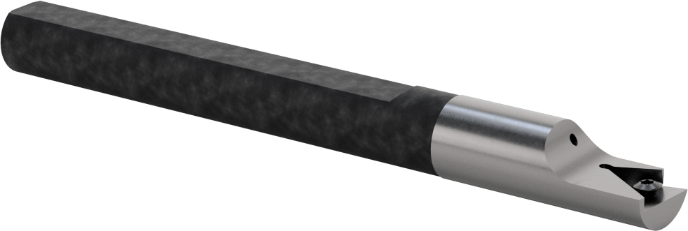 Delik Açma Karbür Uç Tutucu, Kod Scbi, Sağ El, 5/8" Şaft Çapı, 1/8" Ek Parça Kalınlığı için