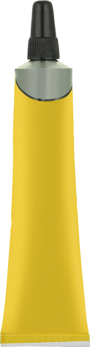 Kurcalama ve Titreşim Algılama Boyası, Floresan Sarı, Sertleşmesi 40 Dakika Sürer, 1 FL. oz Tüp