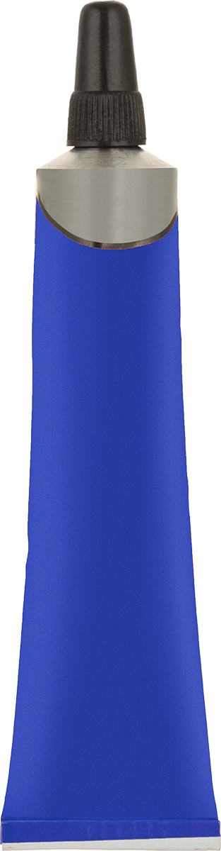 Kurcalama ve Titreşim Algılama Boyası, Floresan Mavi, Sertleşmesi 40 Dakika Sürer, 1 FL oz Tüp