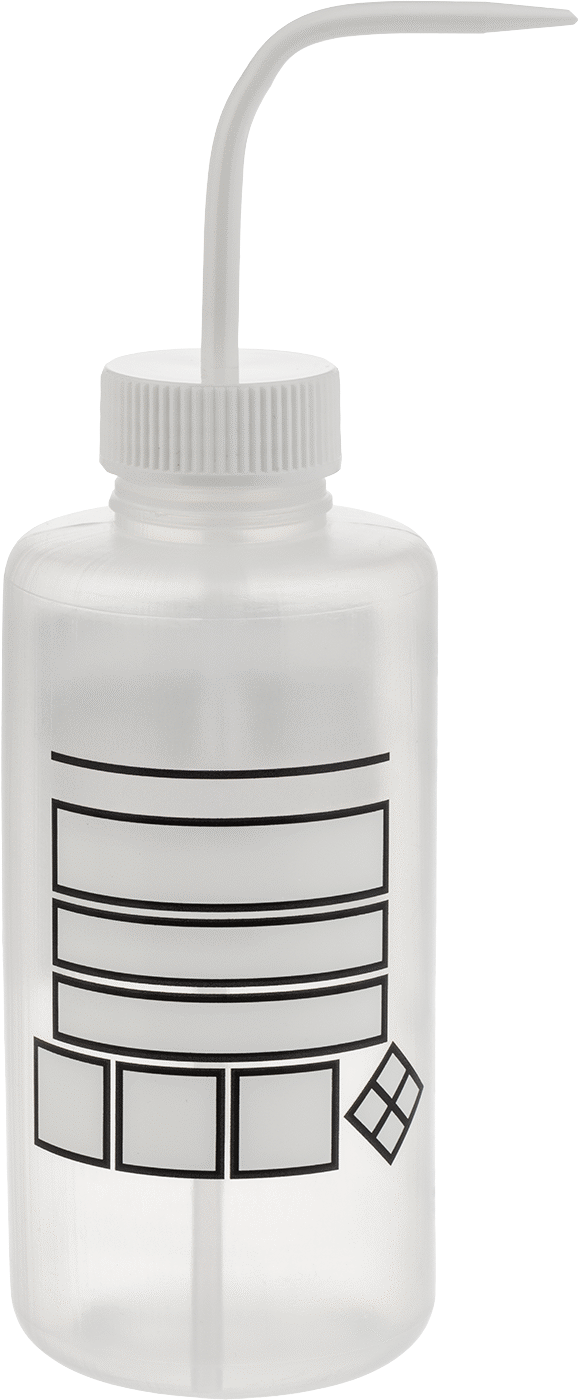 Açılı Nozullu Sıkma Şişesi, Çok Dilli, Boş Mesaj, 32 FL. oz Kapasite