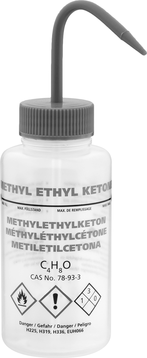 Açılı Nozullu Sıkma Şişesi, Çok Dilli, MEK Mesajı, 16 FL. oz Kapasite