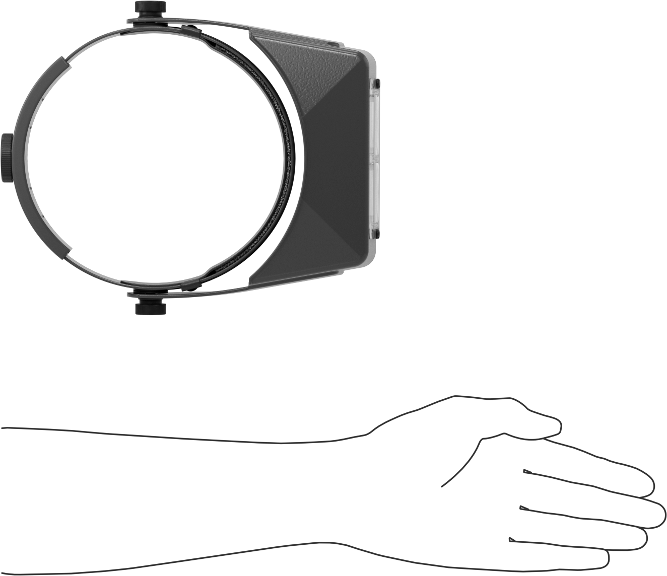 Kafa Bandı Açılır Büyüteci, Cam Lens, 2,75x Büyütme
