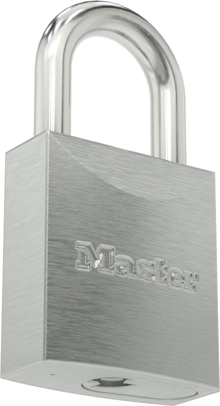 Katı Krom Kaplı Çelik Gövde Asma Kilidi, Ekstra Boşluk ile, Master Lock 7040, Aynı Anahtarlı