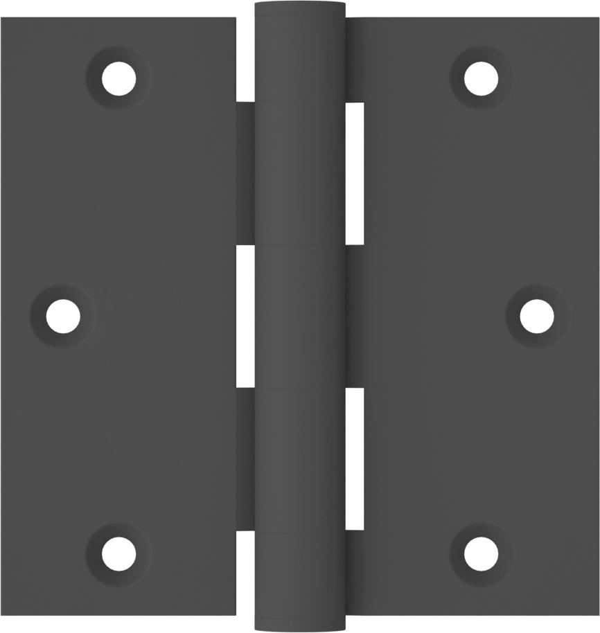 Gömme Montajlı Giriş Kapısı Şablonu Menteşesi, Astarlı Çelik, 3-1/2“ x 1-3/4” Kapı Kanadı