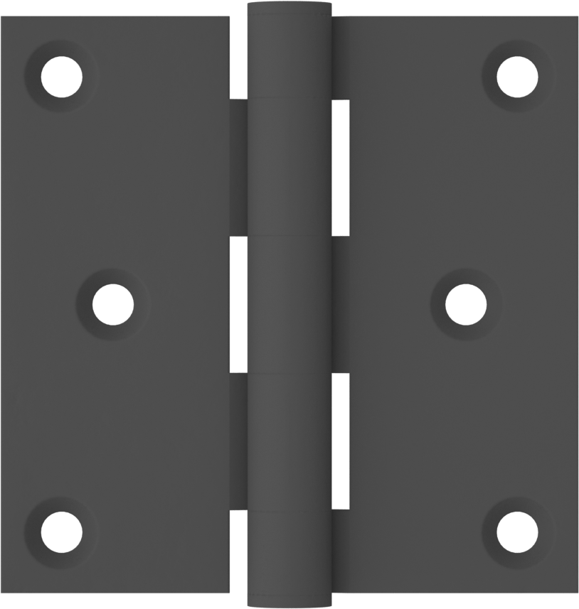 Gömme Montajlı Giriş Kapısı Şablonu Menteşesi, Astarlı Çelik, 3“ x 1-1/2” Kapı Kanadı