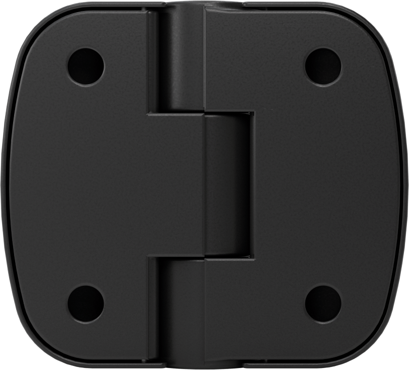 Takılabilir Kapaklı Sabit Açılı Menteşe, Siyah Asetal, 150 Derece Ayar Açısı, 6 inç-lbs. Tork