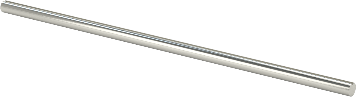 1045 Karbon Çelik Anahtarlı Döner Mil, Tam Anahtarlı, 3/8" Çap, 12" Uzunluk