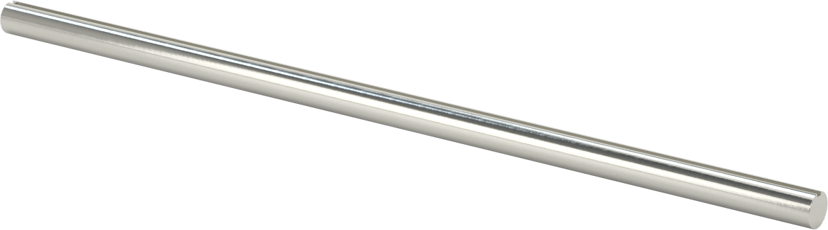 1045 Karbon Çelik Anahtarlı Döner Mil, Tam Anahtarlı, 7/16" Çap, 12" Uzunluk