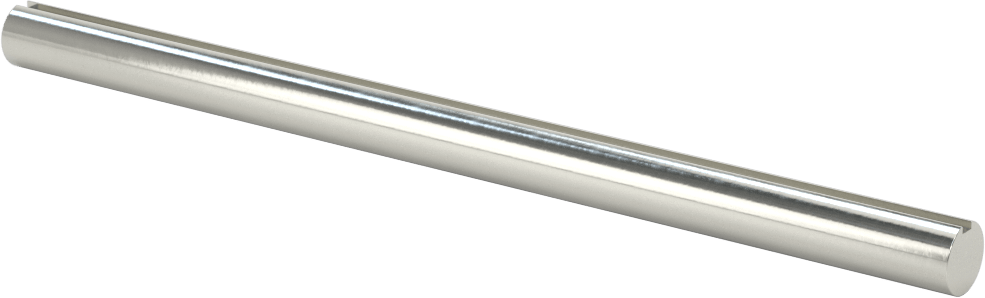 1045 Karbon Çelik Anahtarlı Döner Mil, Tam Anahtarlı, 3/8" Çap, 6 inç Uzunluk
