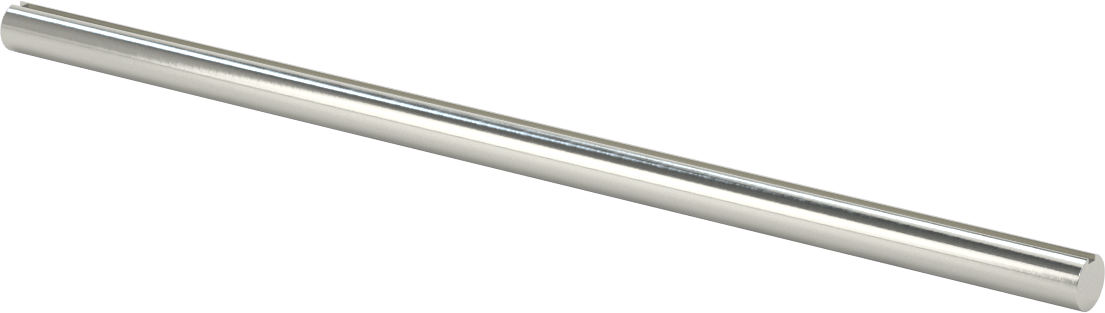 1045 Karbon Çelik Anahtarlı Döner Mil, Tam Anahtarlı, 3/8" Çap, 9 inç Uzunluk